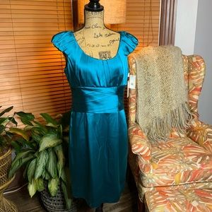 Calvin Klein blue jewel toned sleeveless dress